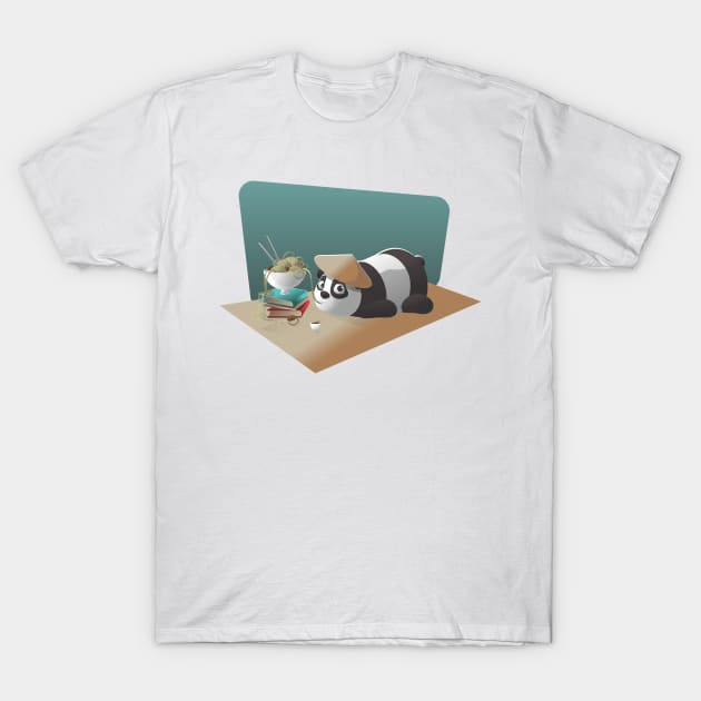 Cutest panda. T-Shirt by LeonLedesma